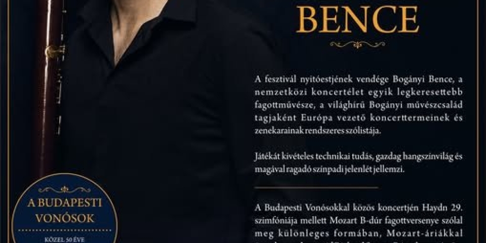 Haydn Fesztivál - A Budapesti Vonósok vendége: Bogányi Bence