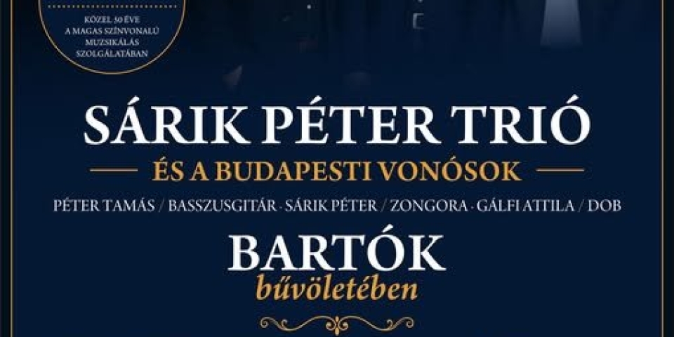 Haydn Fesztivál - A Budapesti Vonósok vendége: a Sárik Péter Trió