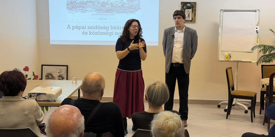 A pápai zsidóság hitirányzatai és közösségi terei