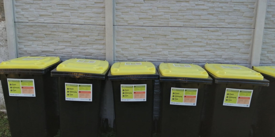 Ingyenes sárga kukák érkeznek Pápa környékére