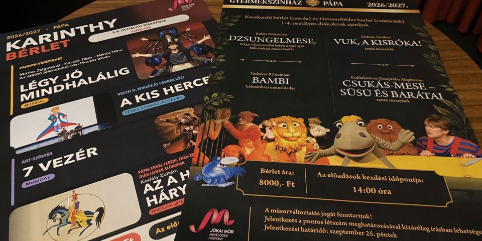 Új évad, új színházi élmények a gyerekeknek és fiataloknak