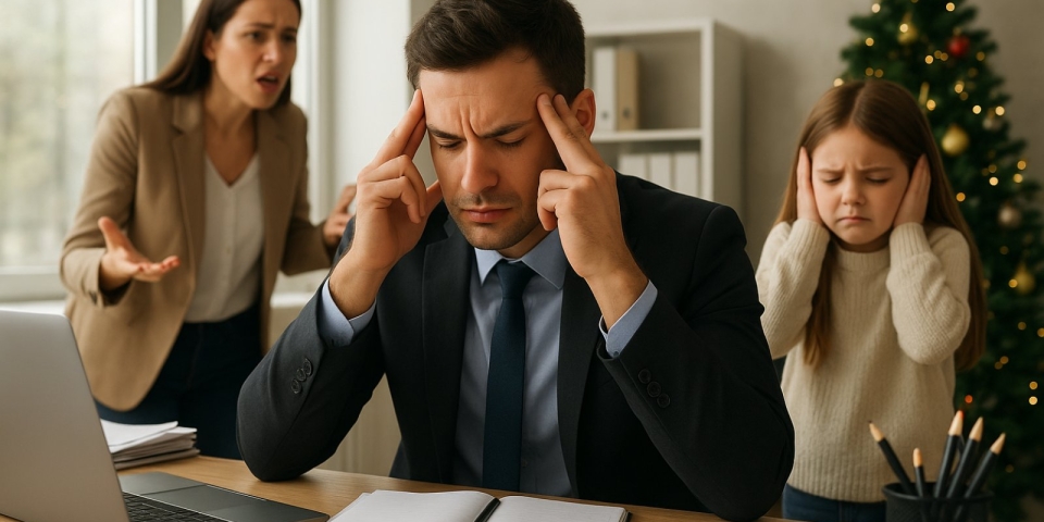 Az év végi felfokozott stressz árnyoldalai