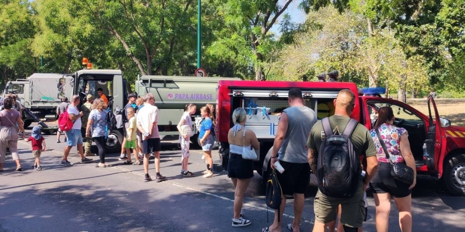 Pápáról a Városligetbe - Így mutatkozott be az MH 47. Bázisrepülőtér