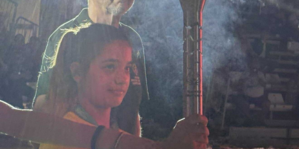 Pápai sportoló vitte az olimpiai lángot a speciális versenyen