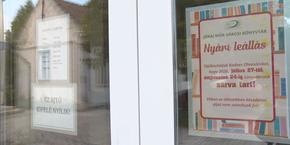 Nyári szünet és megújulás a Jókai Mór Városi Könyvtárban
