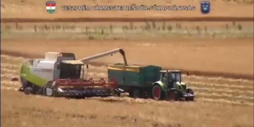 Figyelem, mezőgazdasági gépek az utakon! (Videóval)