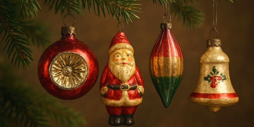 Retro díszek Pápán