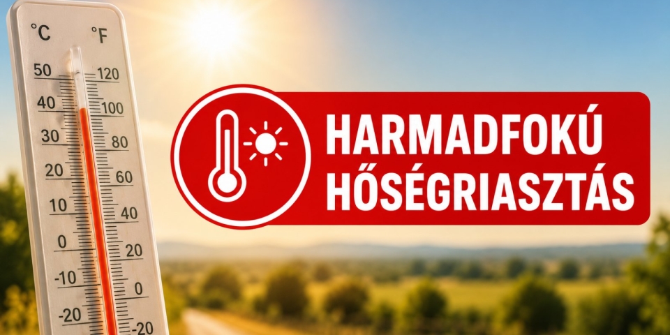 Extrém meleg érkezik, fokozottan figyeljünk egymásra!