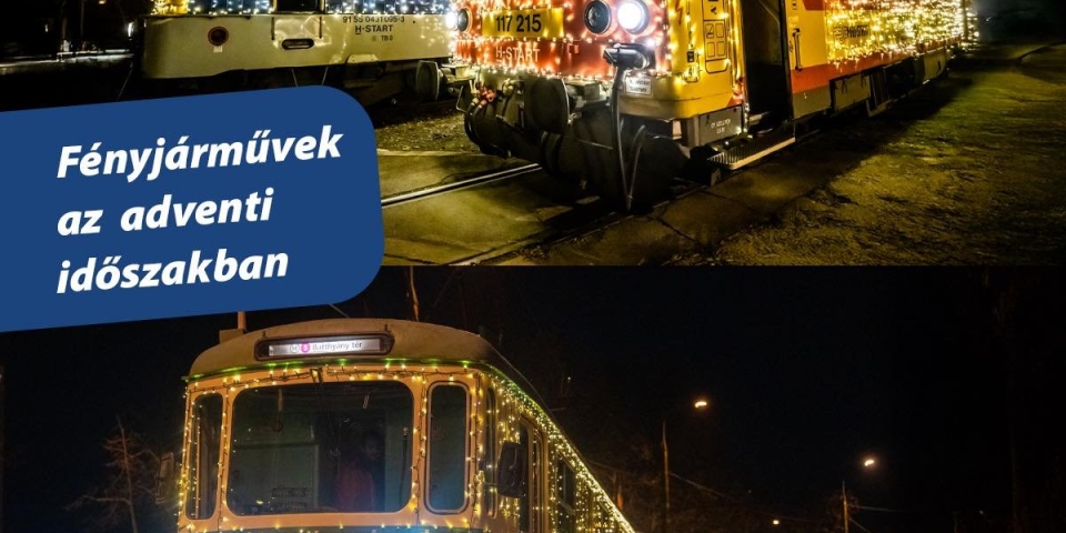 Fényvonat közlekedik Pápán át