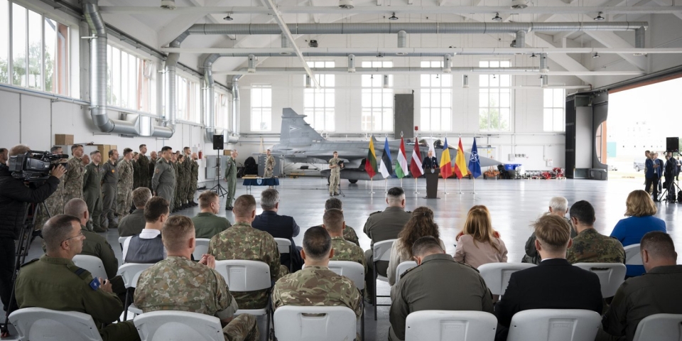 Pápai katonák a Baltikum légterének ellenőrzésében