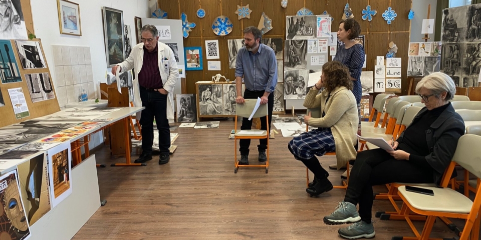 Félévi számvetés a képzőművészeti tanszakon