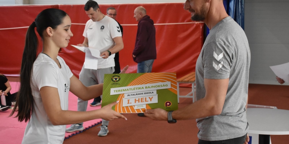 Az Erkel és a Türr az idei terematlétika bajnok