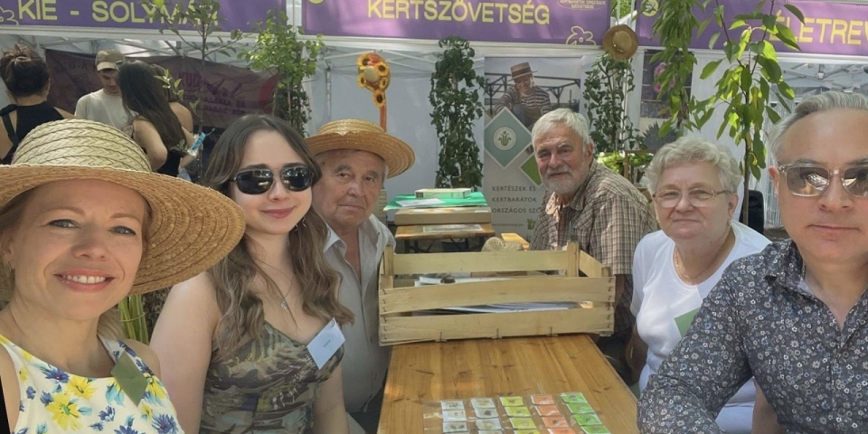 Zöldben az erő  pápai kertbarát a Sziget Fesztiválon