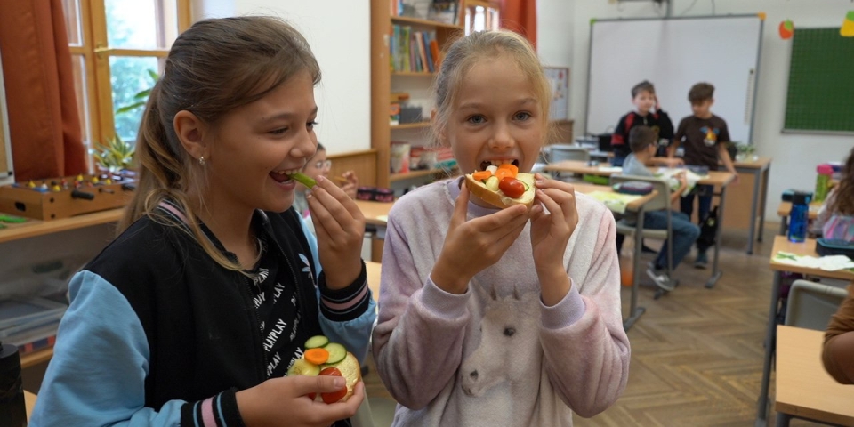 Egészséges reggelivel indult a nap