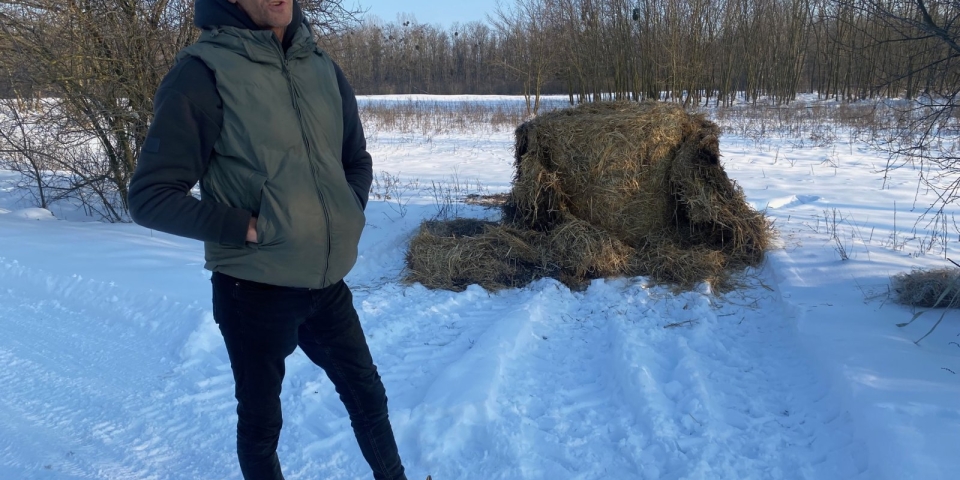 Szalmával a hideg ellen  Németh Ákos pápai őstermelő példát mutat összefogásból