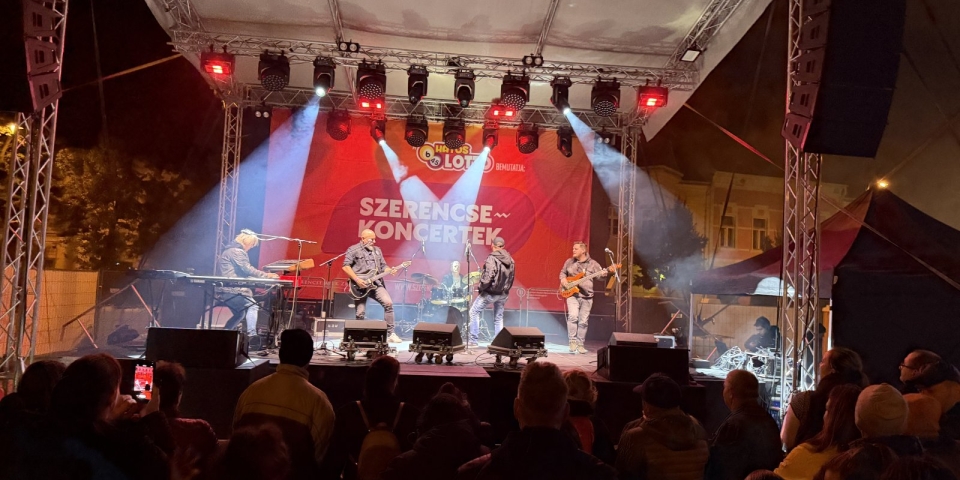 Szerencse Koncert Pápán Kocsis Tiborral és a B52-vel