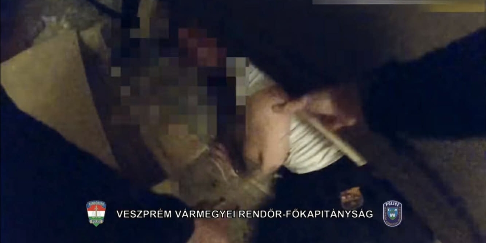 Ágy alá bújt a pápai tolvaj — Így fogták el a rendőrök (Videó)