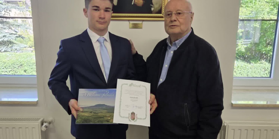 Kovács Alex Gábor kapta a Böröczky-díjat