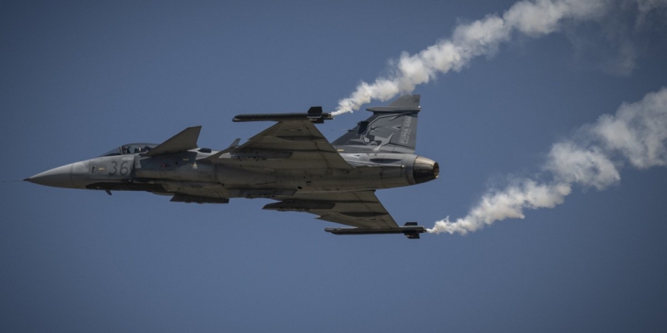 Lezuhant egy Gripen Szolnoknál (Frissítve)