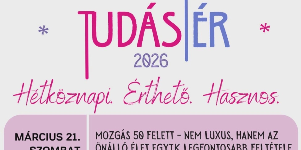 TudásTér - hasznos tanácsok, érdekes előadások