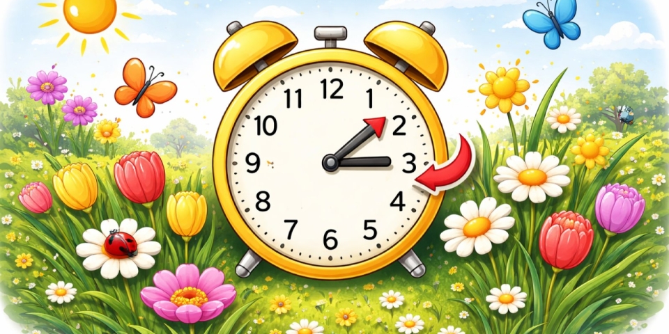 Tavaszi időcsavar  Előre az órával!