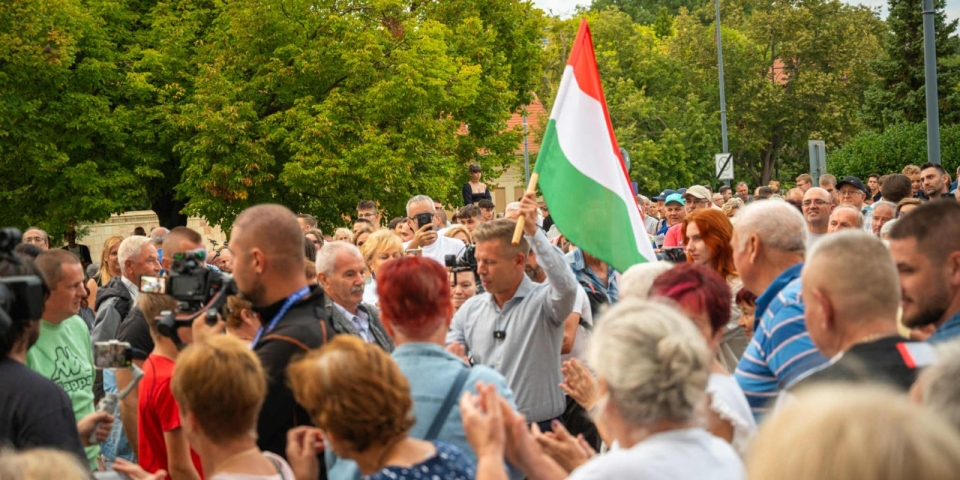 A Tisza Párt nagygyűlése Pápán