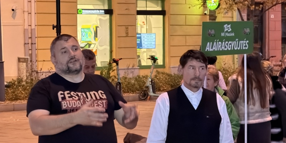 Jelöltbemutatás és utcafórum a Mi Hazánk Mozgalom szervezésében