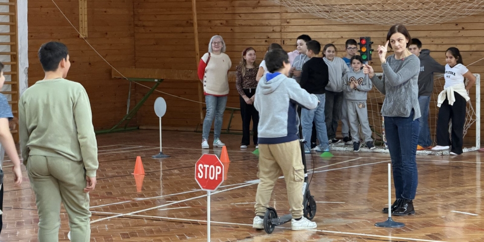 Közlekedésbiztonsági délután a Tarczyban