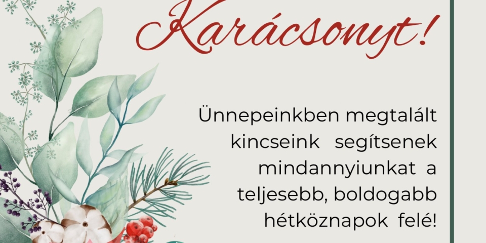 Boldog Karácsonyt kíván Pápa város polgármestere