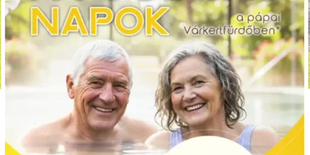 Nyugdíjas napok a Pápai Várkertfürdőben