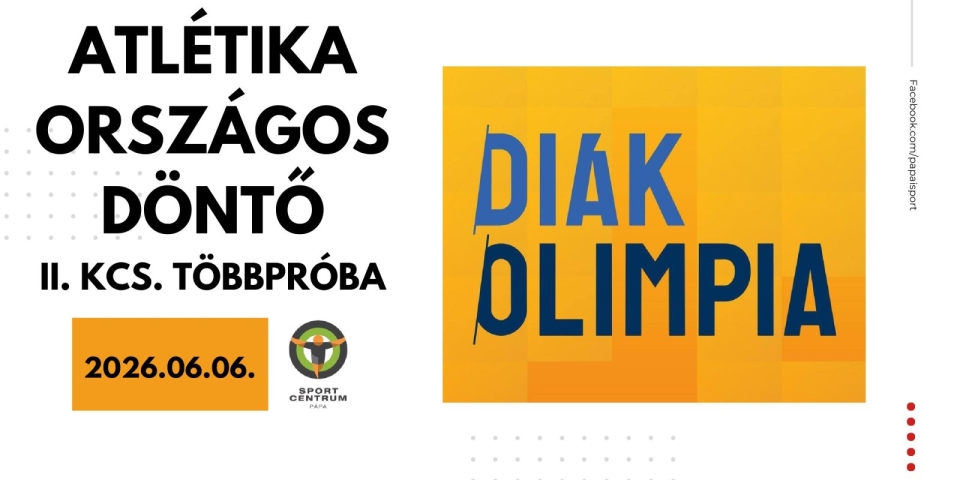 Atlétika országos diákolimpia döntő
