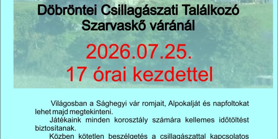 Döbröntei Csillagászati Találkozó