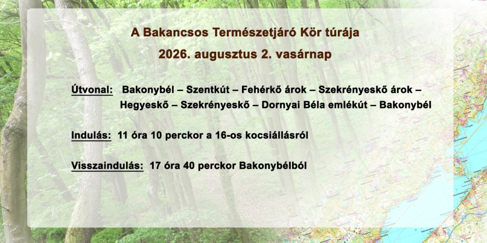 A Bakancsos Természetjáró Kör túrája 