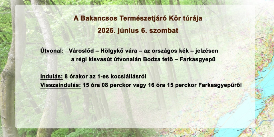 A Bakancsos Természetjáró Kör túrája 