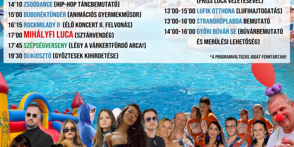 23. születésnap a Várkertfürdőben