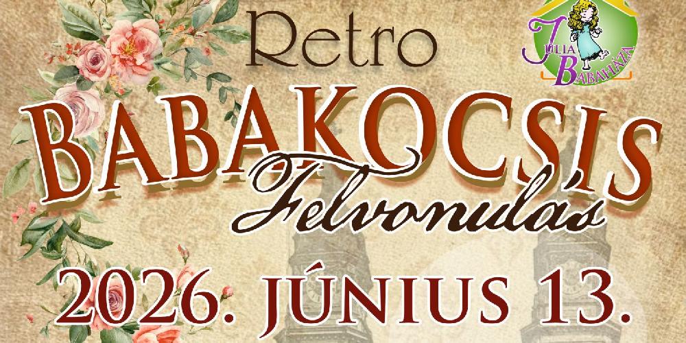 Retro babakocsis felvonulás