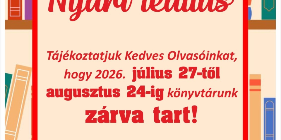 Nyári leállás